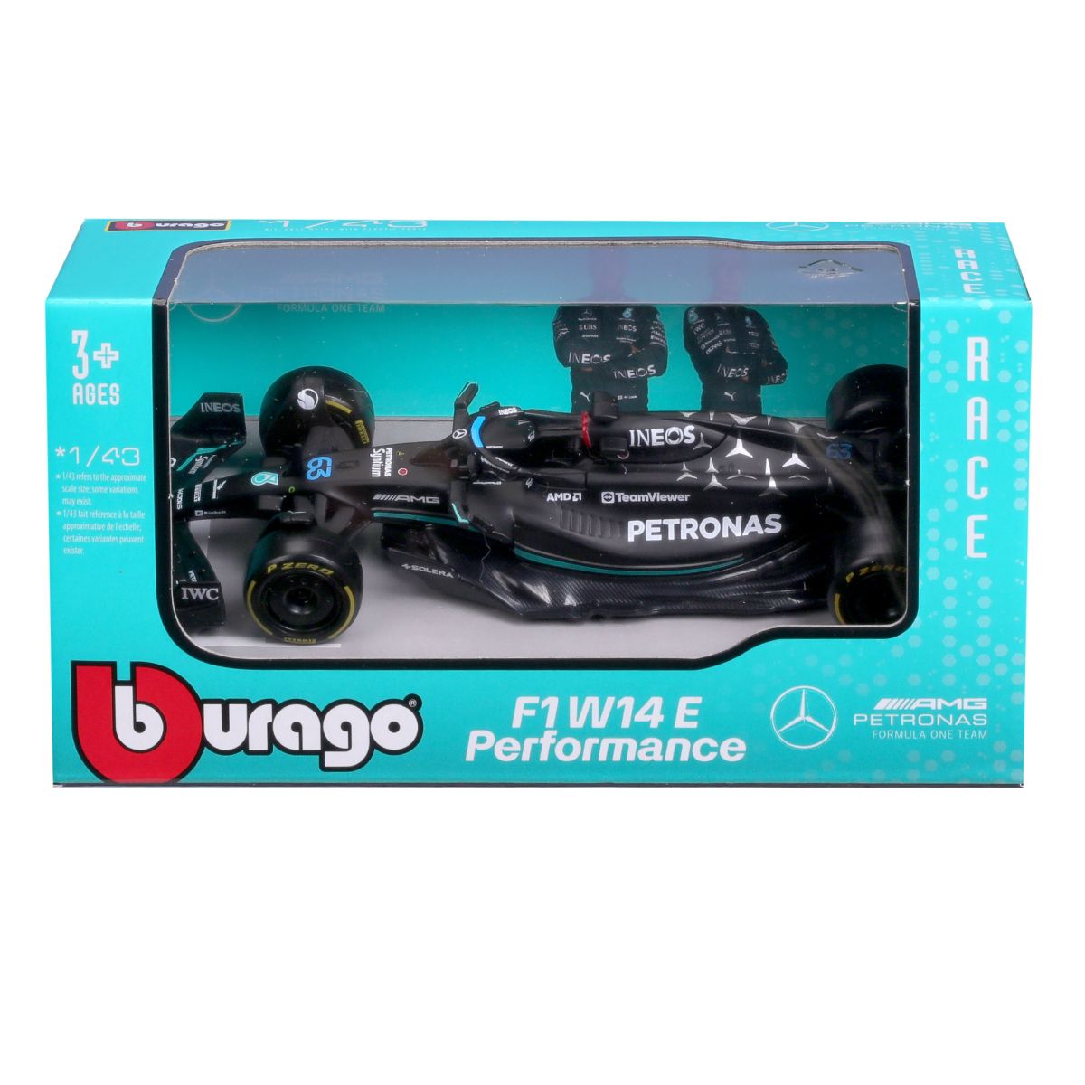 Автомодель - Mercedes-AMG F1 W14 E Performance (2023) (1:43)  фото 4