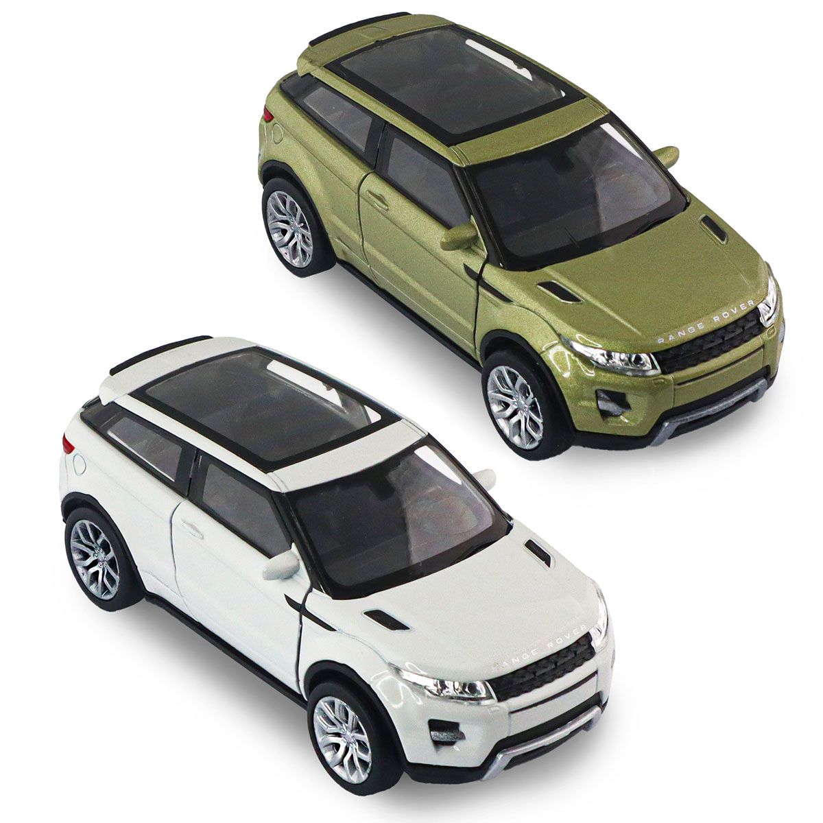 Автомодель - Land Rover Range Rover Evoque (белый, зеленый)  фото 4