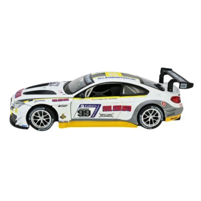Машина металлическая АВТОПРОМ на батарейках 1:24 BMW M6 GT3 с звуками, светом  фото 4
