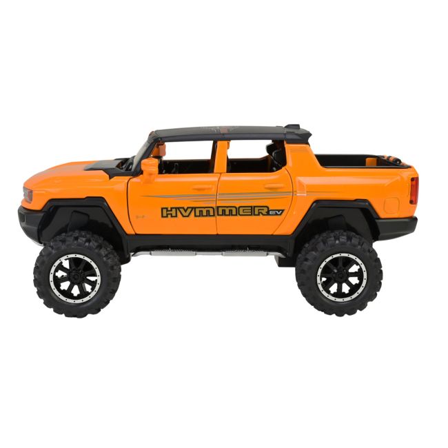 МАШИНА МЕТАЛЛИЧЕСКАЯ "АВТОПРОМ" 1:24 HUMMER PICKUP TRUCK (ОРАНЖЕВЫЙ)  фото 4
