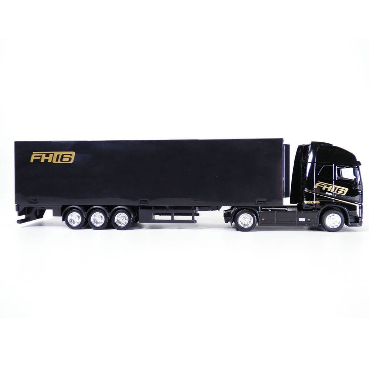 Автомодель - Фура Volvo FH16 Globetrotter 750 XXL (черный, синий)  фото 4
