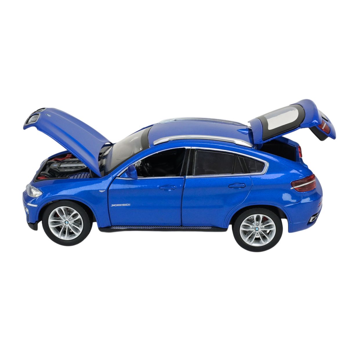 МАШИНА МЕТАЛЛИЧЕСКАЯ "АВТОПРОМ" 1:24 BMW X6 (СИНИЙ)  фото 4