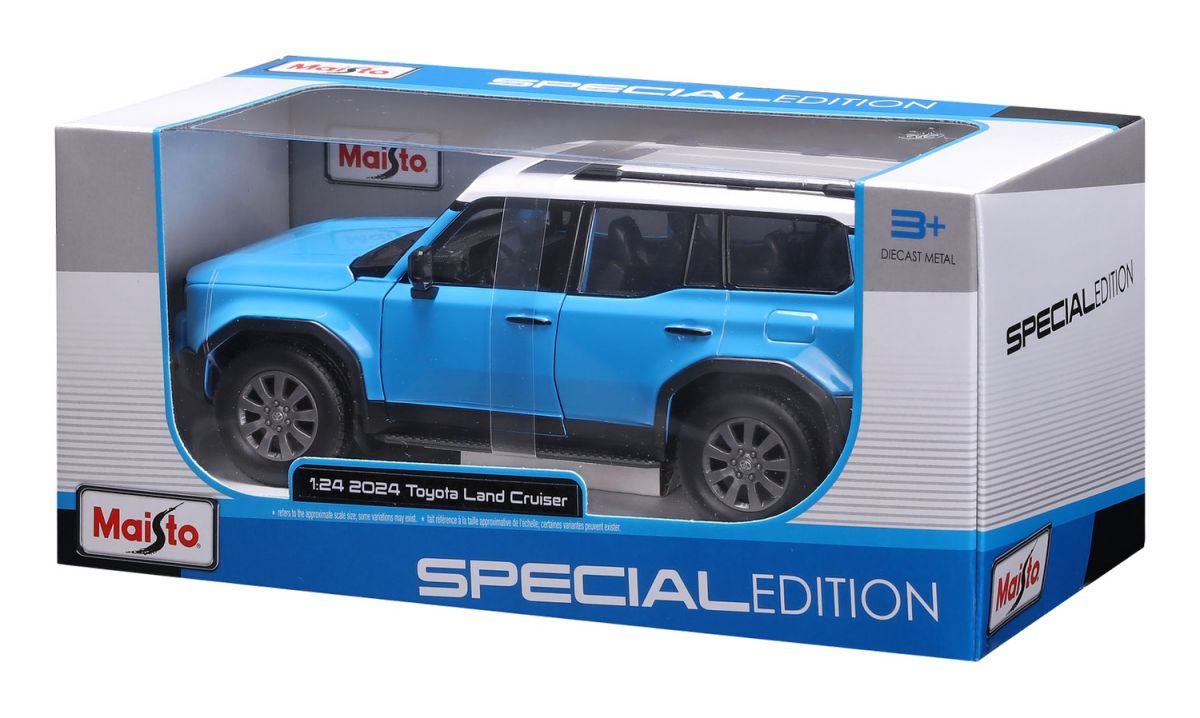 Машинка іграшкова 2024 Toyota Land Cruiser, масштаб 1:24 синій  фото 4