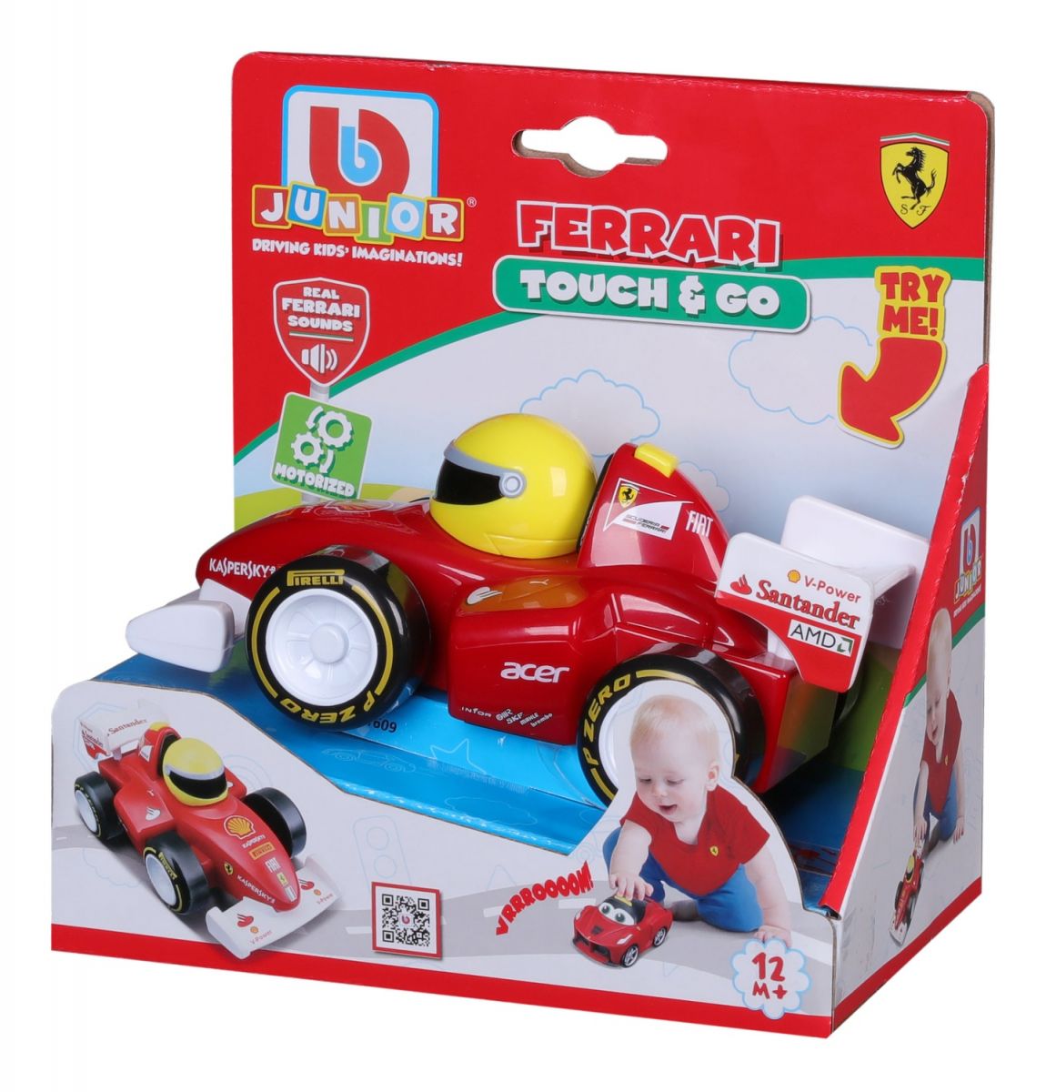 Машинка іграшкова Ferrari F2012 (звук та рух),  бат.  2хААА в компл.  фото 4