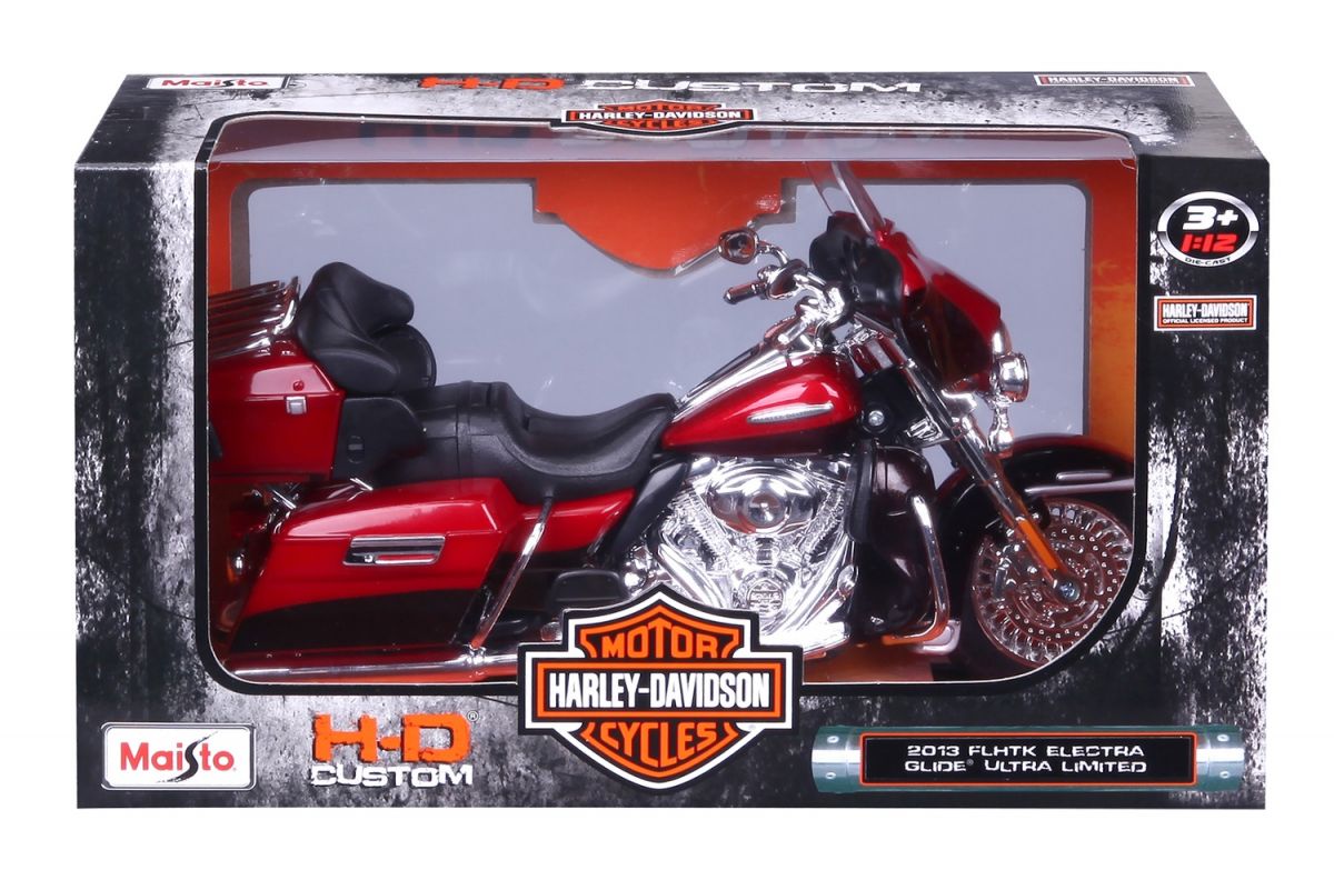 Мотоцикл іграшковий Harley-Davidson Motorcycles With Stand, масштаб 1:12, в асортименті  фото 4