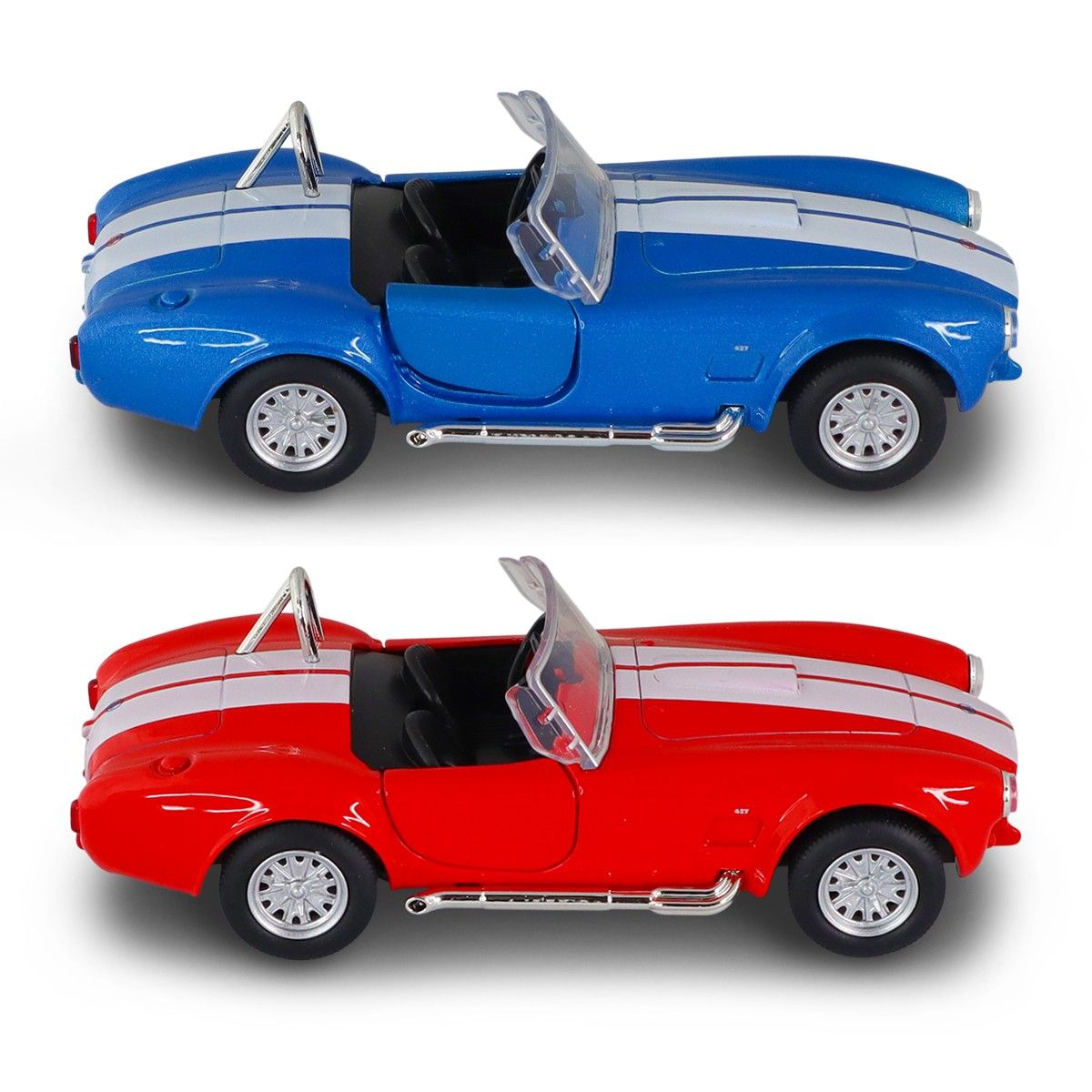 Автомодель – Shelby Cobra 427 SC 1965 (красный, синий)  фото 4