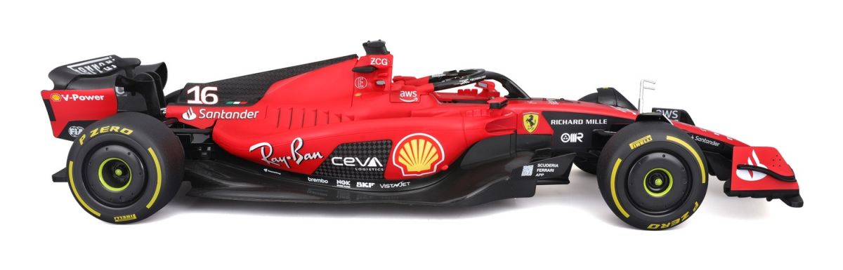 Машинка іграшкова на р/к Ferrari SF-23, масштаб 1:10, #16  Charles Leclerc  фото 4