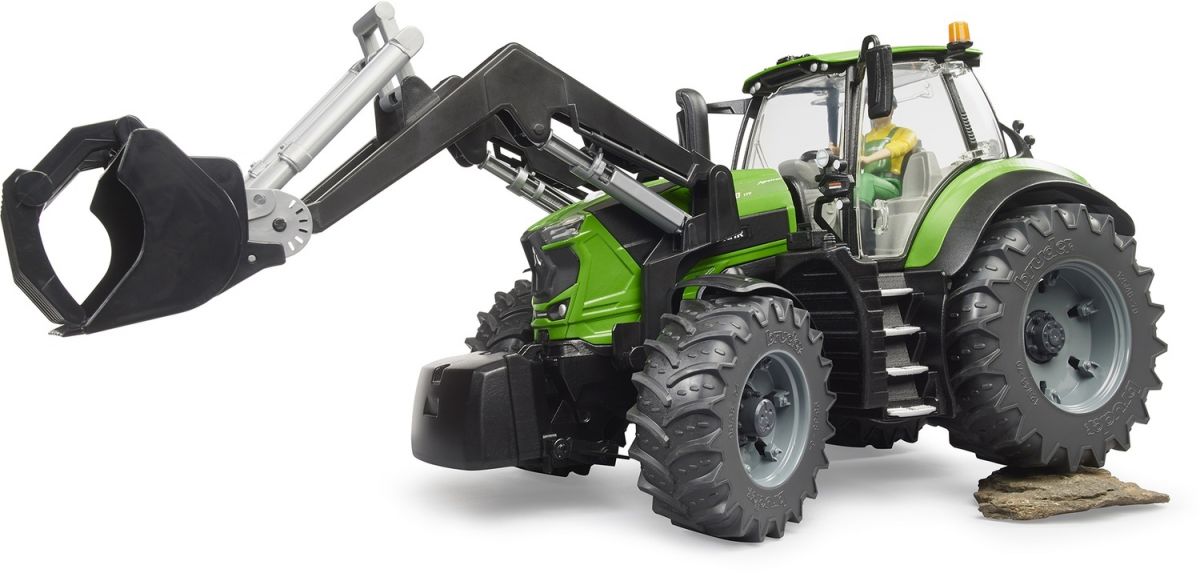 Машинка іграшкова.  Трактор Deutz 8280 TTV з переднім навантажувачем  фото 4