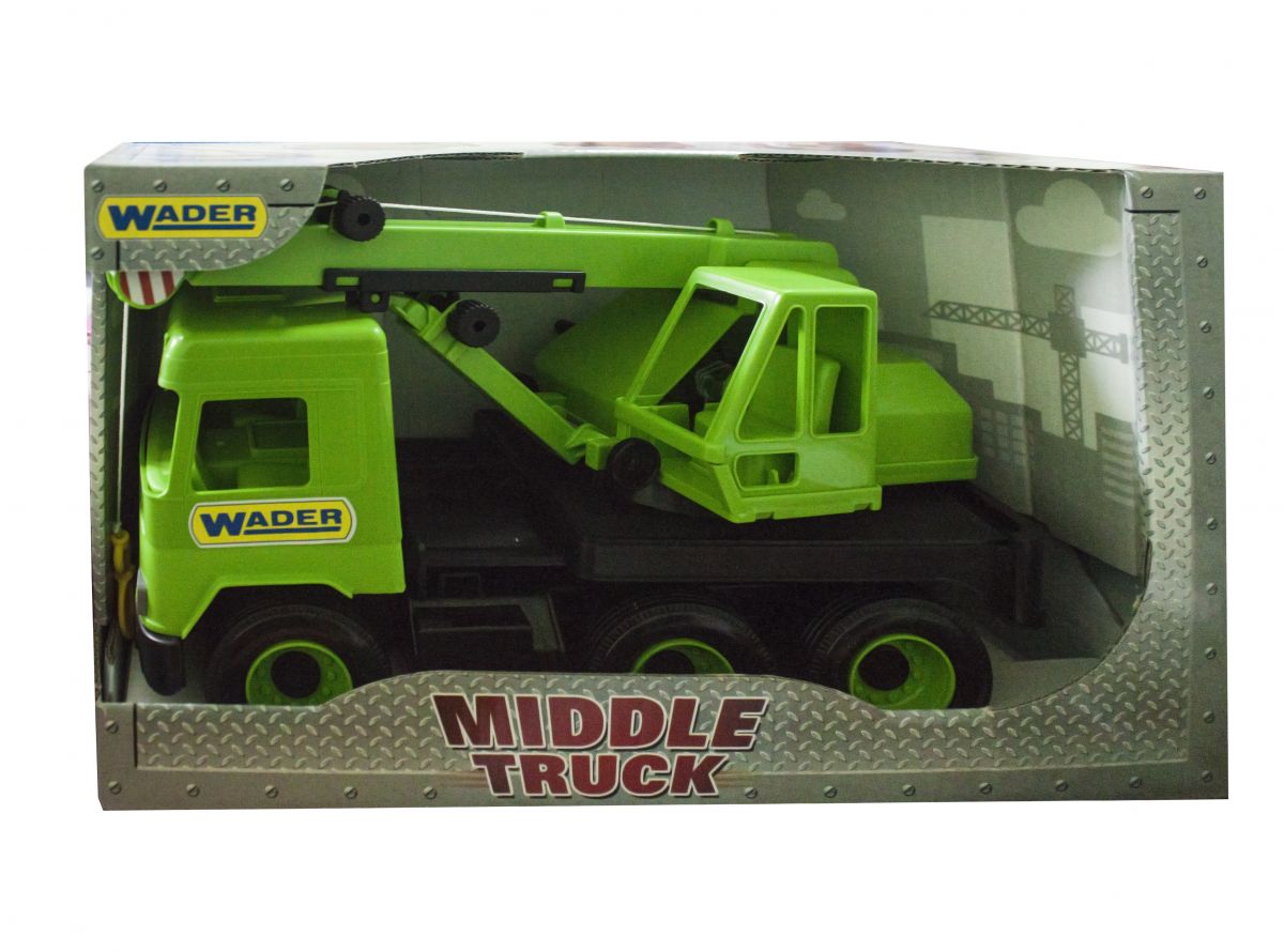 Автокран "Middle truck" (зелений)