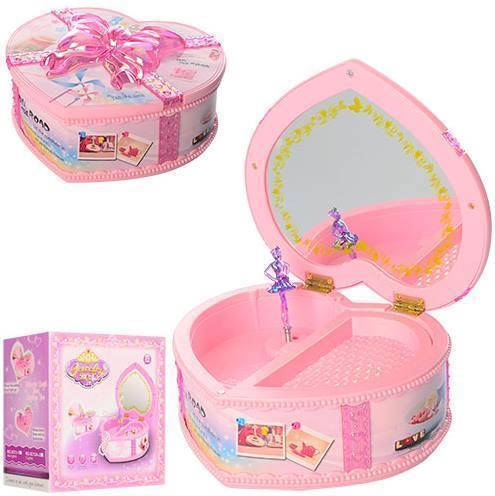 Музична скринька "Сердечко з бантиком"  фото 1