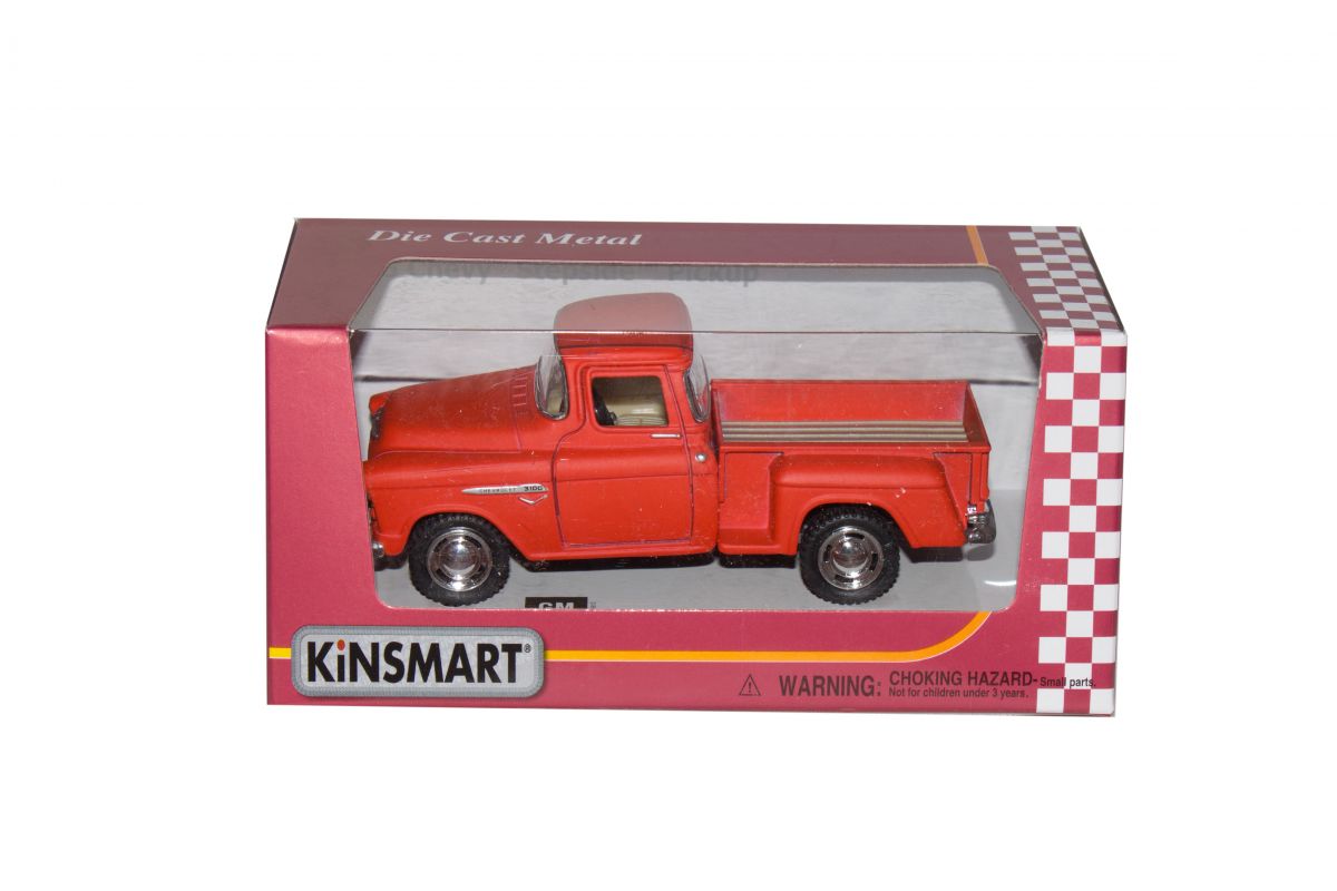 Машинка KINSMART "Chevy Stepside Pick-up" (красная)  фото 1