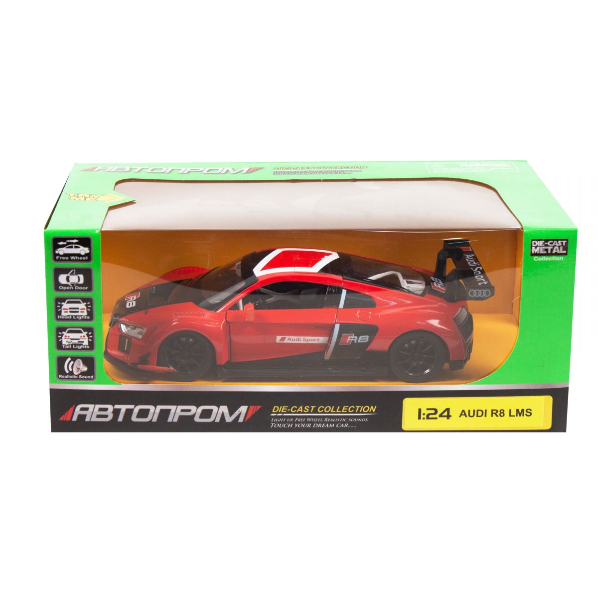 Машинка "Audi R8 LMS" із серії "Автопром"  фото 1