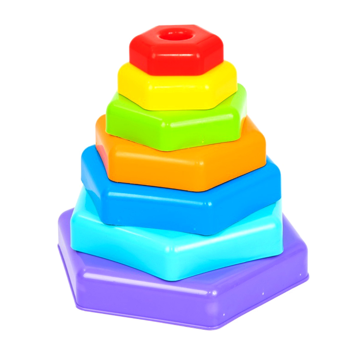 Іграшка "Райдужна пірамідка"