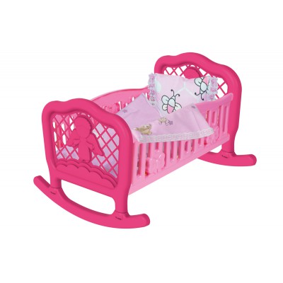 Колиска для ляльки ТехноК (рожева)  фото 1