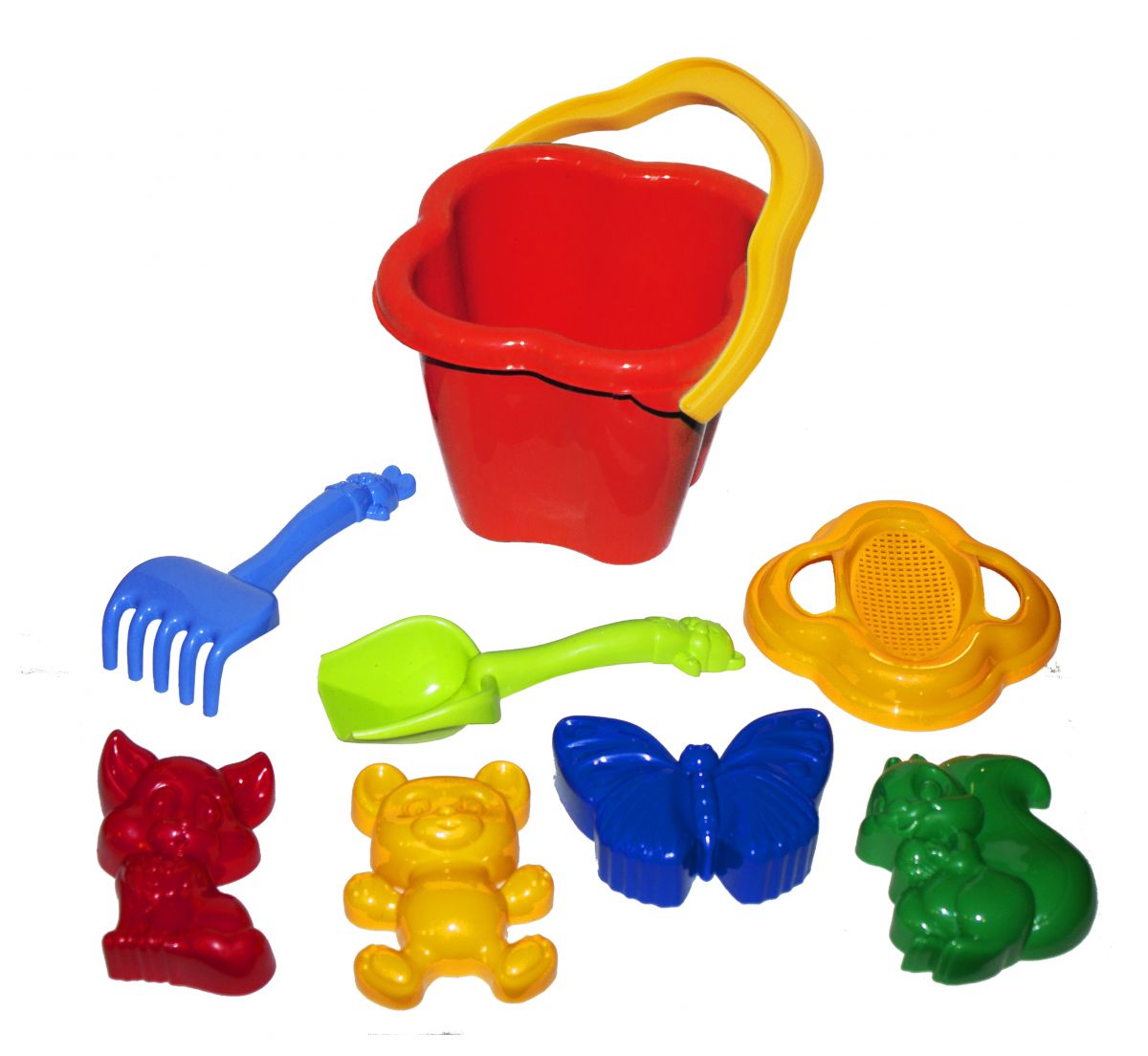 Пісочний набір "Дзвіночок" №2 (червоний)  фото 1