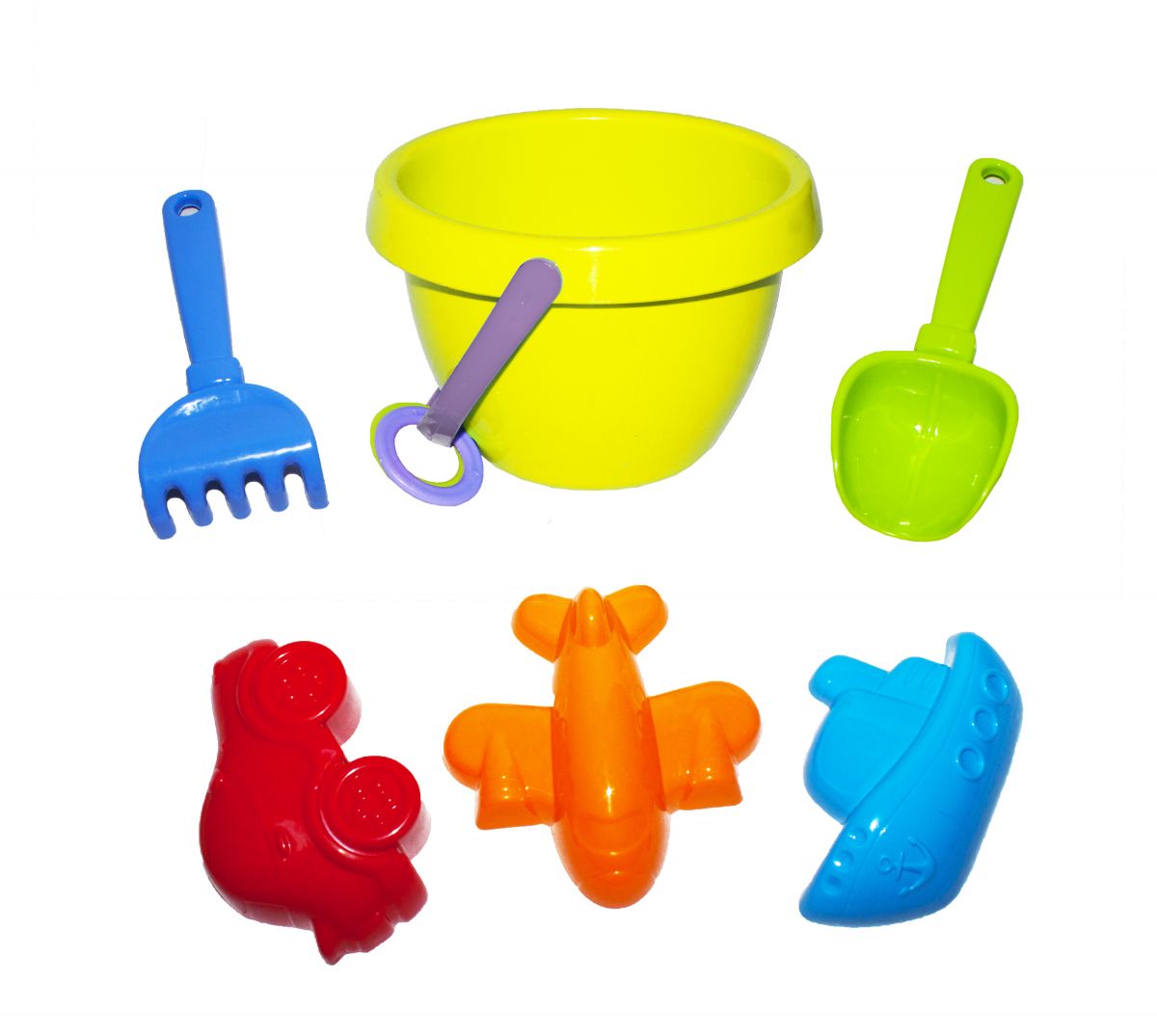 Пісочний набір "Латаття" №1 (жовтий)  фото 1