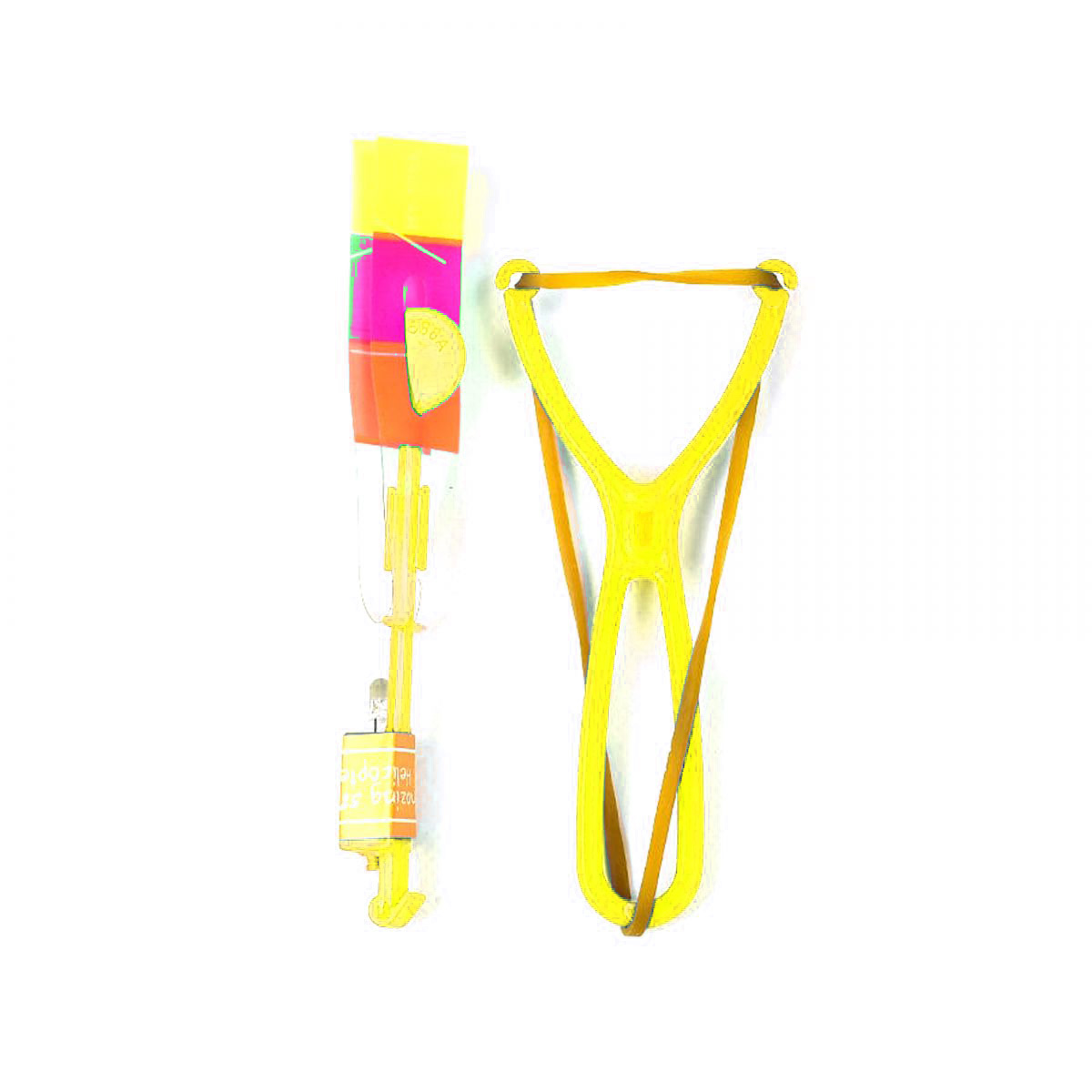 Рогатка зі світиться стрілою (жовта)  фото 1