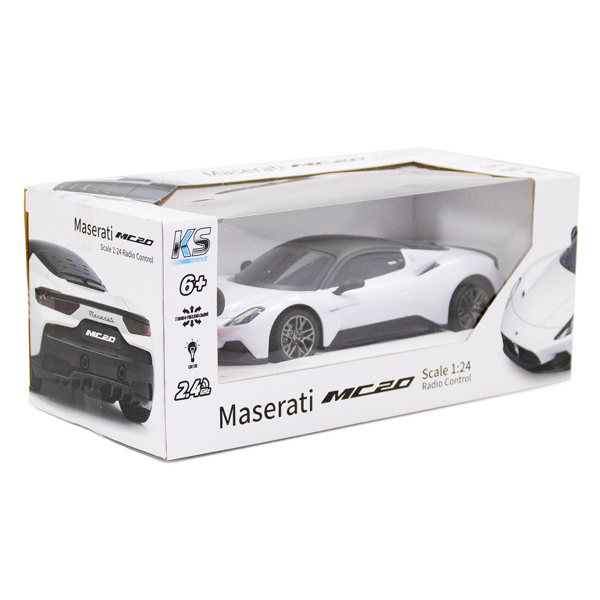 Машинка на радіокеруванні "Maserati MC20" (білий)
