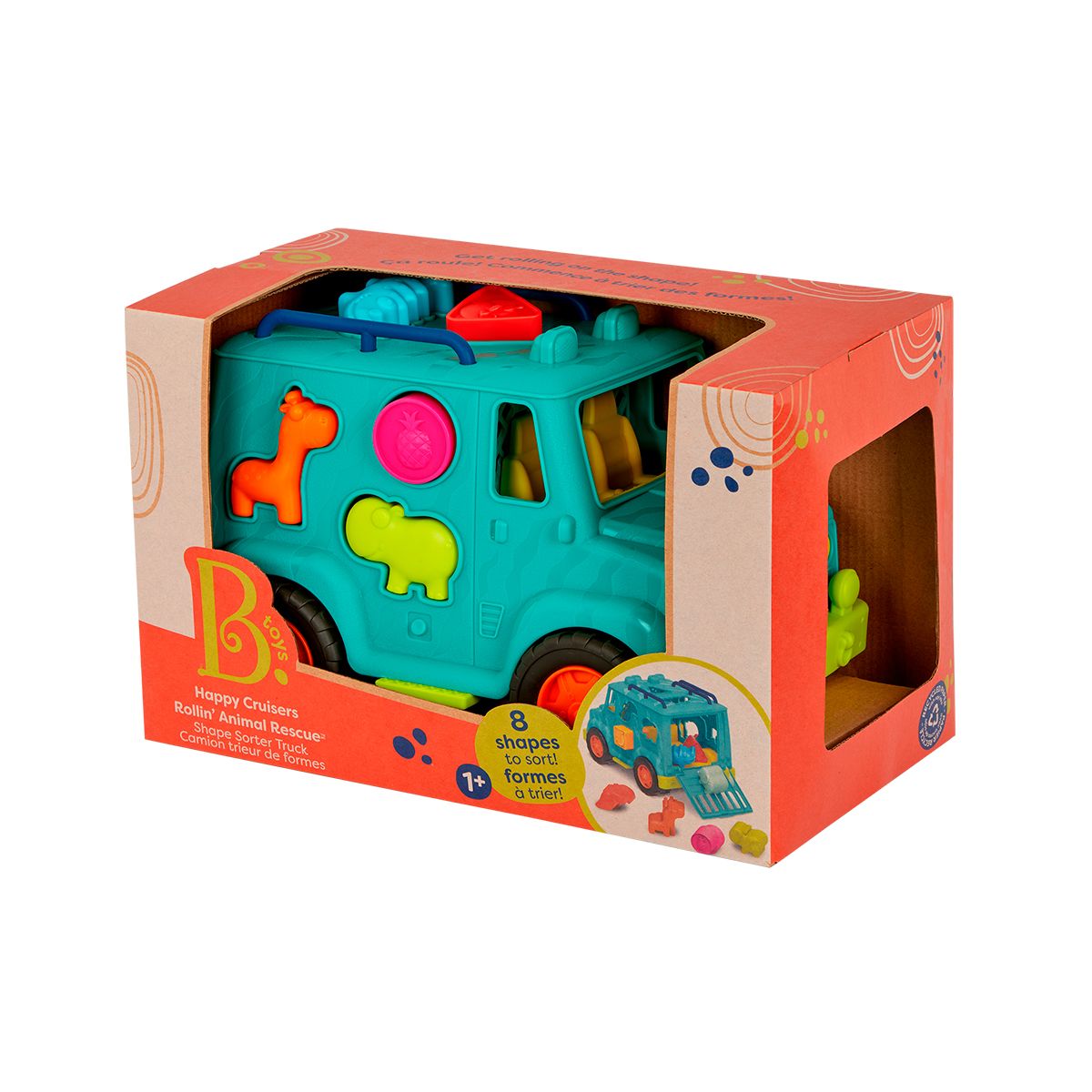 Ігровий набір-сортер - Вантажівка Сафарі (колір море)  фото 5