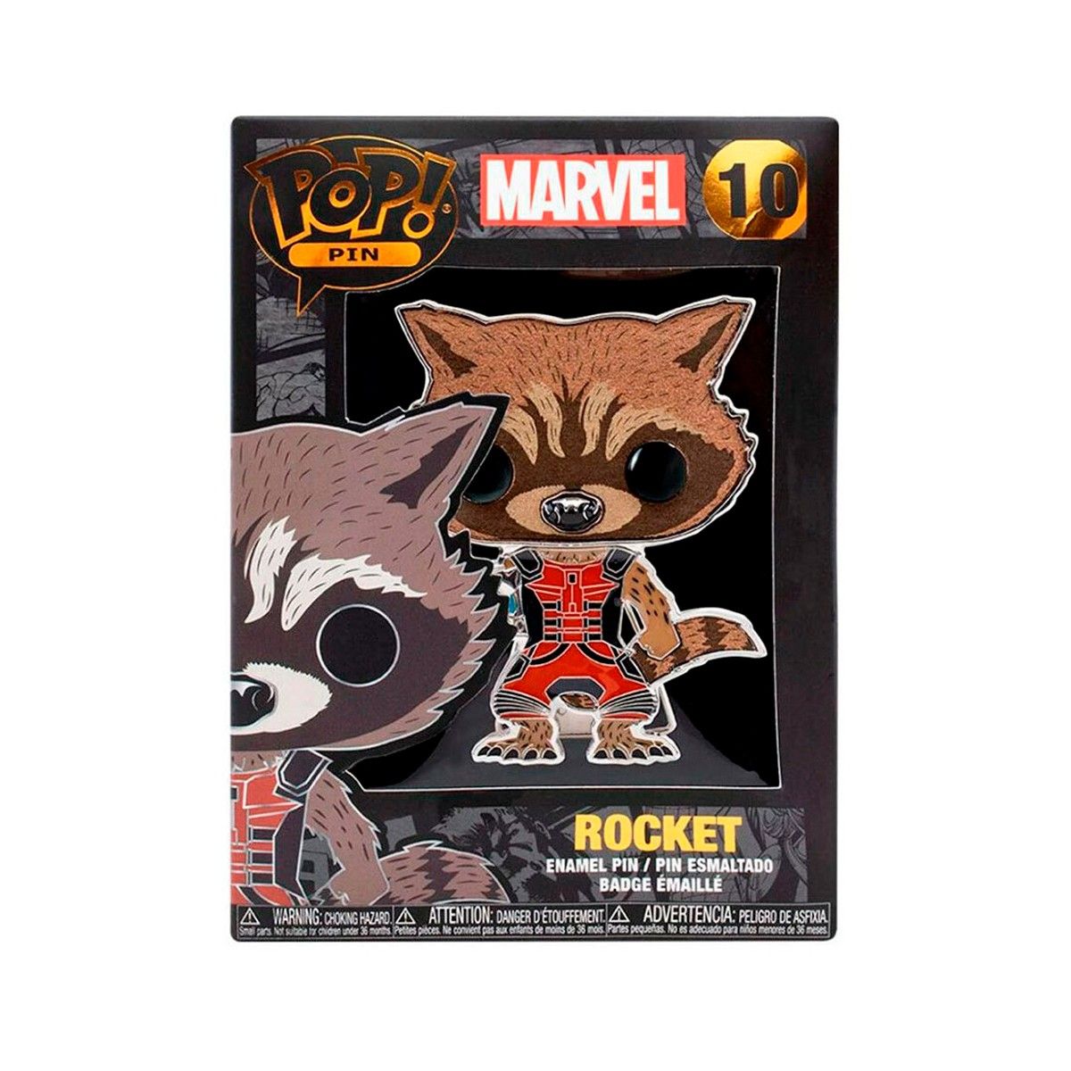 Пин Funko Pop серии «Marvel» – Енот Ракета