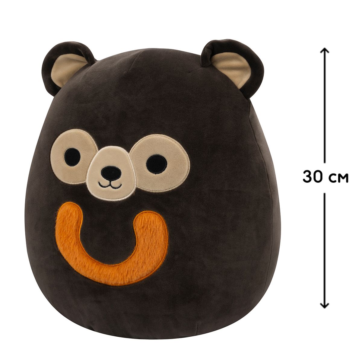 Мʼяка іграшка SQUISHMALLOWS – БУРИЙ ВЕДМІДЬ МАЛТІЗ (30 cm)