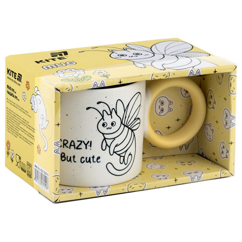 Чашка 370 мл Crazy cat Чашка 370 мл Crazy cat
