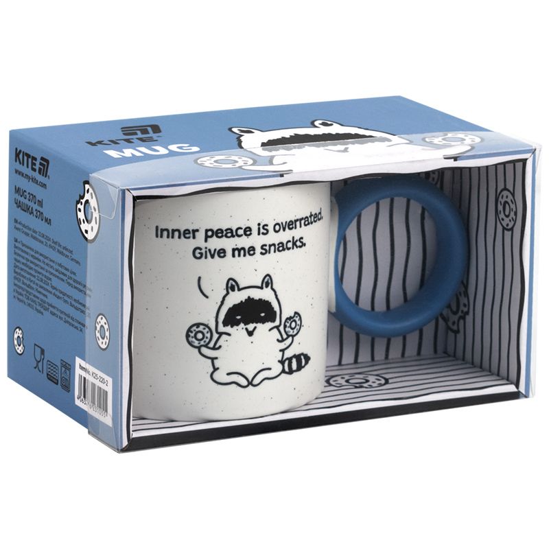 Чашка 370 мл Donut racoon Чашка 370 мл Donut racoon