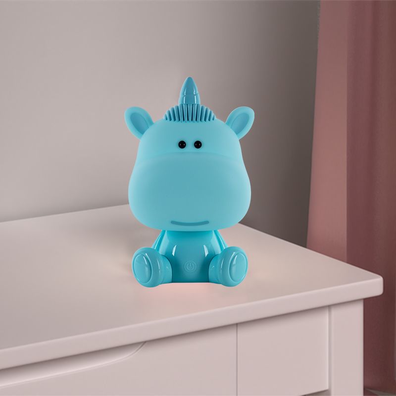 Світильник-нічник LED з акумулятором Unicorn, блакитний Світильник-нічник LED з акумулятором Unicorn, блакитний