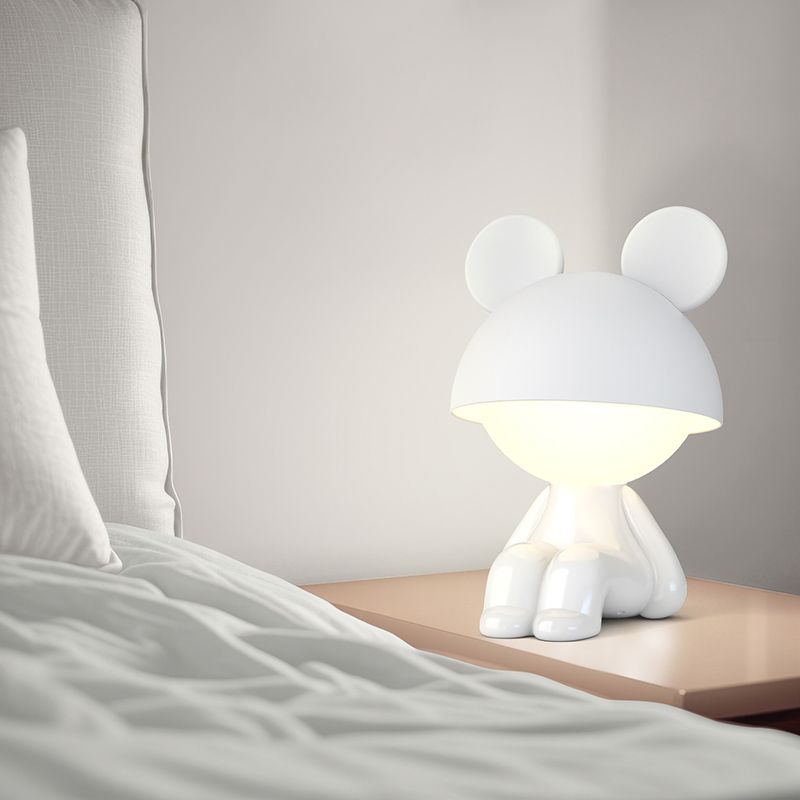 Світильник-нічник LED з акумулятором Cute Mouse, білий Світильник-нічник LED з акумулятором Cute Mouse, білий