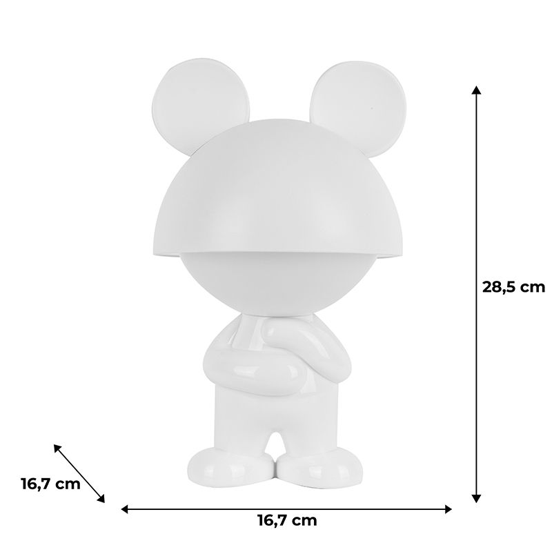 Світильник-нічник LED з акумулятором Dreamy Mouse, білий Світильник-нічник LED з акумулятором Dreamy Mouse, білий