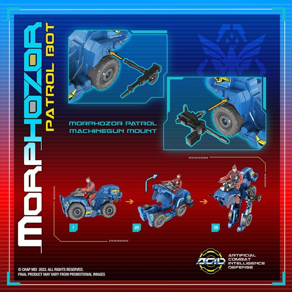 Ігровий набір A. C. I. D. MorphoZor Patrol Bot/МорфоЗор Патрульний робот, 535003 Ігровий набір A. C. I. D. MorphoZor Patrol Bot/МорфоЗор Патрульний робот, 535003