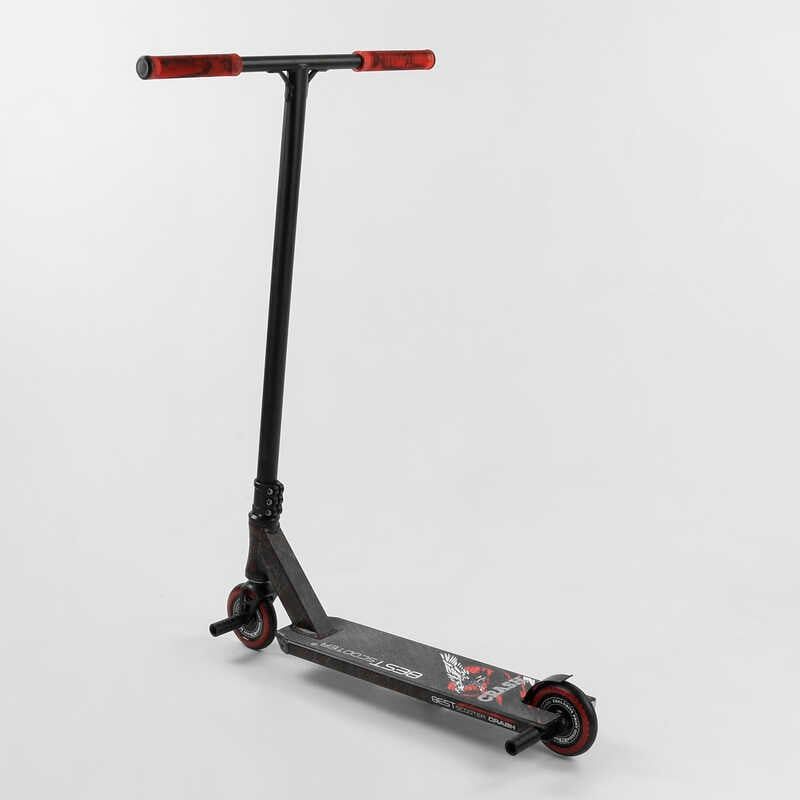 Самокат трюковий "Best Scooter. CRASH" (HIC-система, ПЕГИ, алюмінієвий диск і дека, колеса 110 мм PU, ширина керма - 57 см, в коробці) фото 5 Самокат трюковий "Best Scooter. CRASH" (HIC-система, ПЕГИ, алюмінієвий диск і дека, колеса 110 мм PU, ширина керма - 57 см, в коробці) фото 5