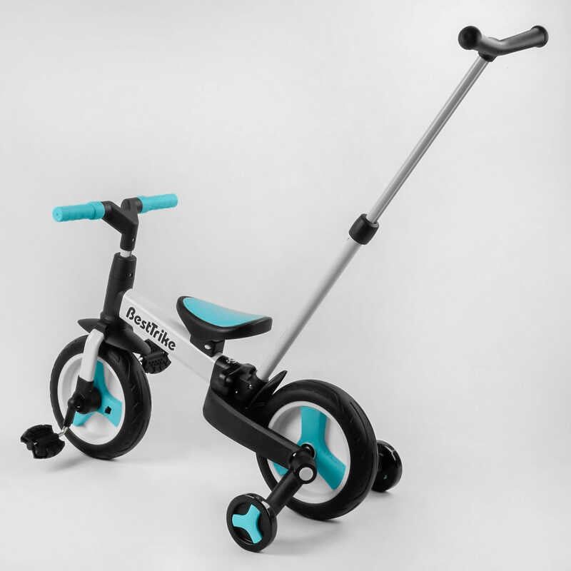 Велосипед-трансформер "Best Trike" (колеса PU 10'', батьківська ручка, знімні педалі) фото 5 Велосипед-трансформер "Best Trike" (колеса PU 10'', батьківська ручка, знімні педалі) фото 5