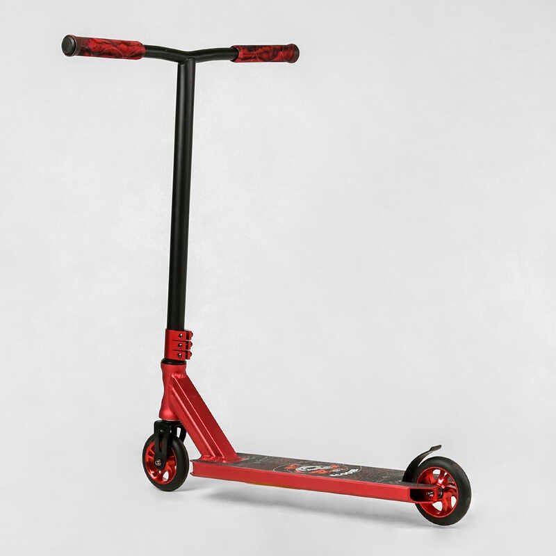 Самокат трюковий "Best Scooter" (HIC-система, ПЕГИ, алюмінієвий диск та дека, АНОДОВАНЕ ФАРБУВАННЯ, колеса PU, d=110 мм, ширина керма – 58 см) фото 5 Самокат трюковий "Best Scooter" (HIC-система, ПЕГИ, алюмінієвий диск та дека, АНОДОВАНЕ ФАРБУВАННЯ, колеса PU, d=110 мм, ширина керма – 58 см) фото 5