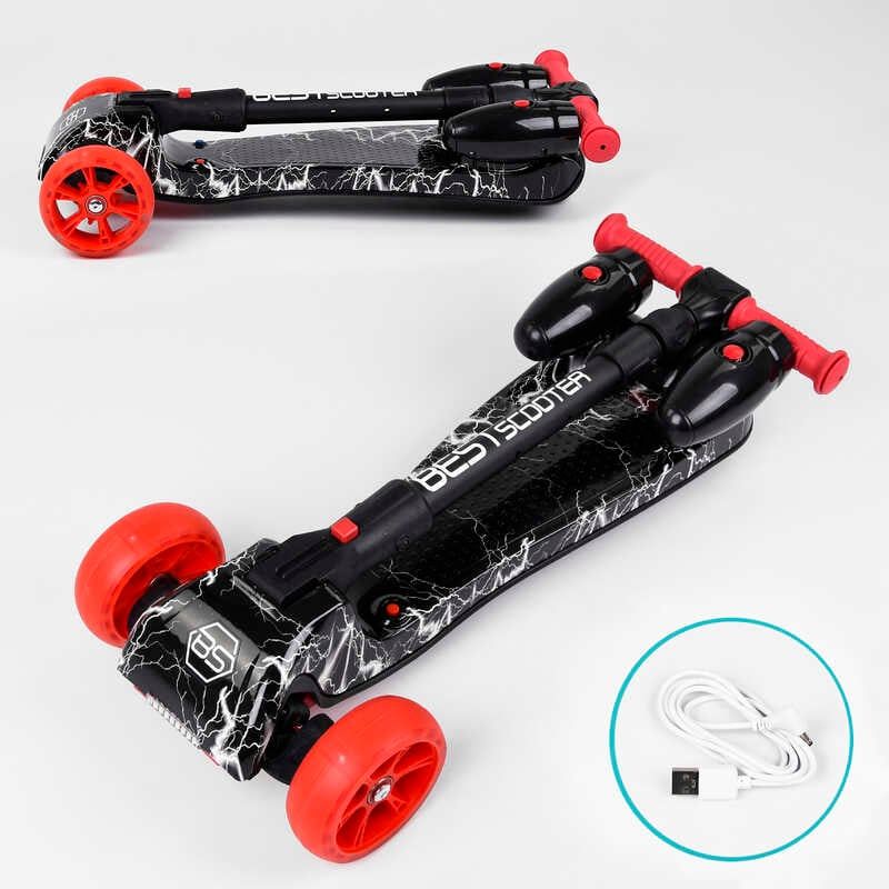 Самокат "Best Scooter. MAXI" (з парогенератором, МУЗИКА, ДИМ, ТУРБІНИ, пластмасовий, колеса PU 120х40мм, складне алюмінієве кермо, в коробці фото 5 Самокат "Best Scooter. MAXI" (з парогенератором, МУЗИКА, ДИМ, ТУРБІНИ, пластмасовий, колеса PU 120х40мм, складне алюмінієве кермо, в коробці фото 5