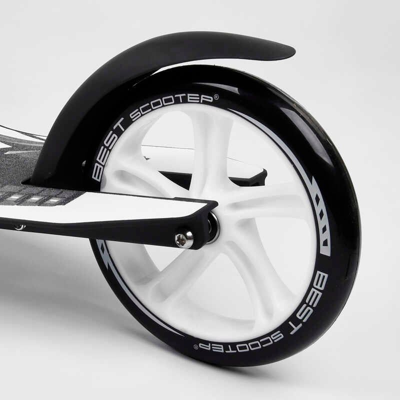 Самокат двоколісний Best Scooter 75343 колеса PU - переднє 23 см, заднє - 20 см, 1 амортизатор, широкий руль, зажим руля, в коробці фото 5 Самокат двоколісний Best Scooter 75343 колеса PU - переднє 23 см, заднє - 20 см, 1 амортизатор, широкий руль, зажим руля, в коробці фото 5