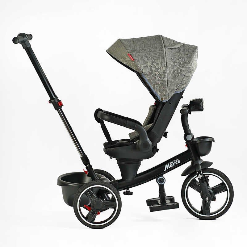Велосипед 9155 / 318-82 BestTrike Marco (1) поворотне сидіння, складне кермо, колеса з прогумованим PU, кошик, телескопічна ручка, фара музична фото 5 Велосипед 9155 / 318-82 BestTrike Marco (1) поворотне сидіння, складне кермо, колеса з прогумованим PU, кошик, телескопічна ручка, фара музична фото 5