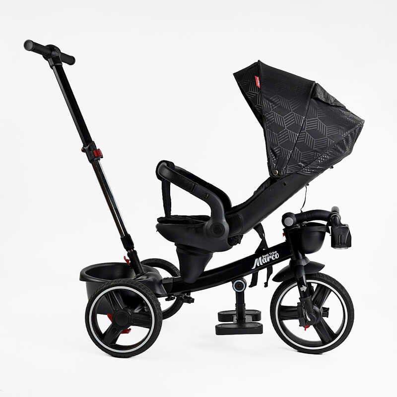 Велосипед "BestTrike Marco" поворотне сидіння, складне кермо, колеса з прогумованим PU, кошик, телескопічна ручка, фара музична фото 5 Велосипед "BestTrike Marco" поворотне сидіння, складне кермо, колеса з прогумованим PU, кошик, телескопічна ручка, фара музична фото 5