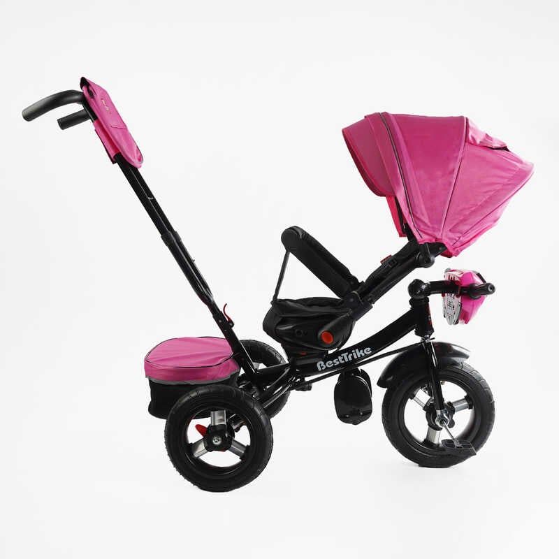 Велосипед 6088 F Best Trike (1) ПОВОРОТНЕ СИДІННЯ, СКЛАДНЕ КЕРМО, ФАРА МУЗИЧНА З USB, Bluetooth НАДУВНІ КОЛЕСА, ПУЛЬТ ВКЛЮЧЕННЯ СВІТЛА І ЗВУКУ  фото 5