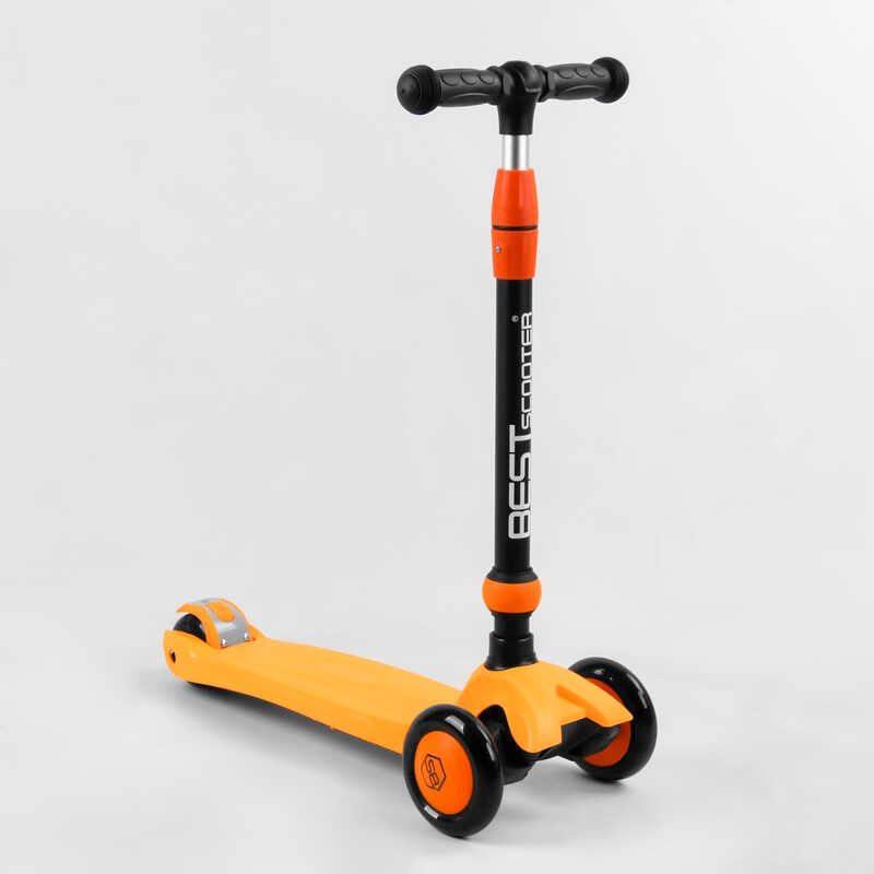 Самокат-велобіг 3в1 триколісний BS-50584 (4) Best Scooter, 3 колеса PU зі світлом, сидіння, амортизатори, батьківська ручка фото 5 Самокат-велобіг 3в1 триколісний BS-50584 (4) Best Scooter, 3 колеса PU зі світлом, сидіння, амортизатори, батьківська ручка фото 5