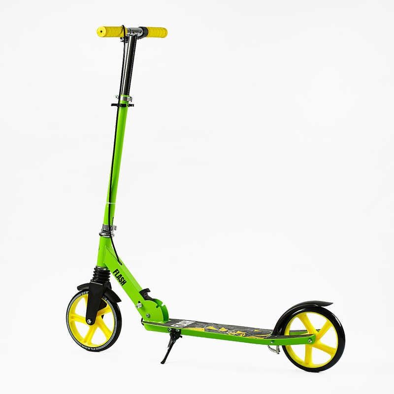 Самокат двухколесный Best Scooter FL-20085 (4) стальная рама, ручной тормоз, колеса PU 200мм, 1 амортизатор передний, в коробке фото 5 Самокат двухколесный Best Scooter FL-20085 (4) стальная рама, ручной тормоз, колеса PU 200мм, 1 амортизатор передний, в коробке фото 5