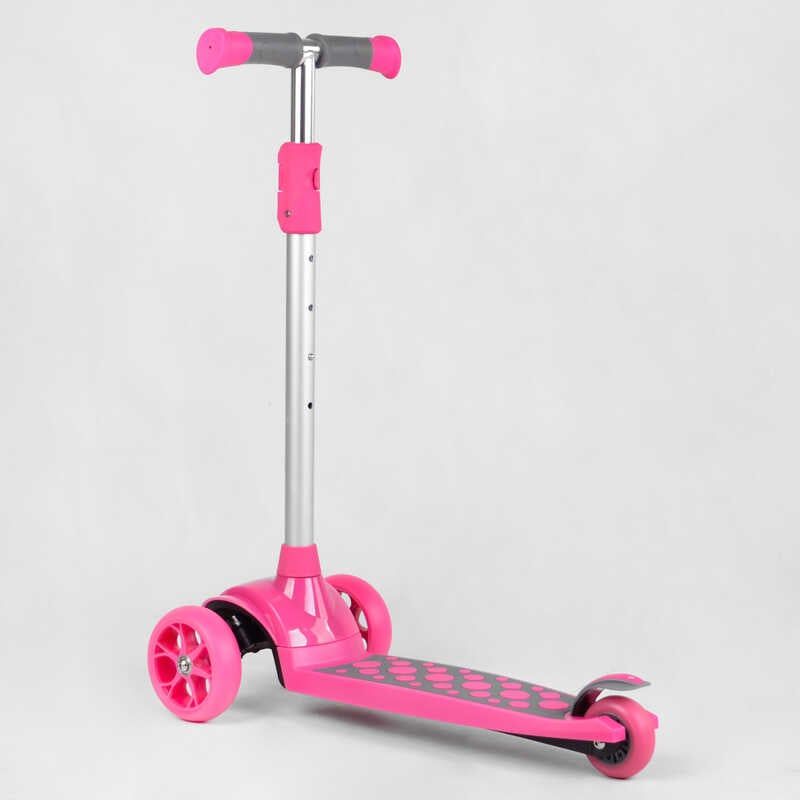 Самокат триколісний LK-61022 Best Scooter (4) СВІТЛО ДЕКИ, КОЛІС І ДИСКІВ, знімне кермо, передні колеса PU 120х35мм, задні колеса PU 80х30мм фото 5 Самокат триколісний LK-61022 Best Scooter (4) СВІТЛО ДЕКИ, КОЛІС І ДИСКІВ, знімне кермо, передні колеса PU 120х35мм, задні колеса PU 80х30мм фото 5