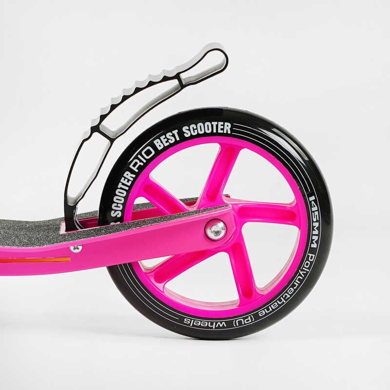 Самокат двухколесный Best Scooter R - 21071 (4) колеса PU 145мм, передний амортизатор, алюминиевый тормоз, в коробке фото 5 Самокат двухколесный Best Scooter R - 21071 (4) колеса PU 145мм, передний амортизатор, алюминиевый тормоз, в коробке фото 5