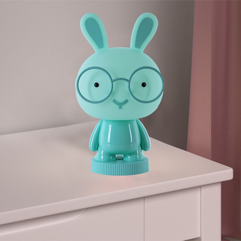 Світильник-нічник LED з акумулятором Bunny, зелений фото 5 Світильник-нічник LED з акумулятором Bunny, зелений фото 5