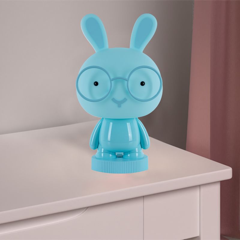 Світильник-нічник LED з акумулятором Bunny, блакитний фото 5 Світильник-нічник LED з акумулятором Bunny, блакитний фото 5