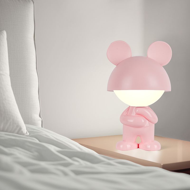 Світильник-нічник LED з акумулятором Dreamy Mouse, рожевий фото 5 Світильник-нічник LED з акумулятором Dreamy Mouse, рожевий фото 5