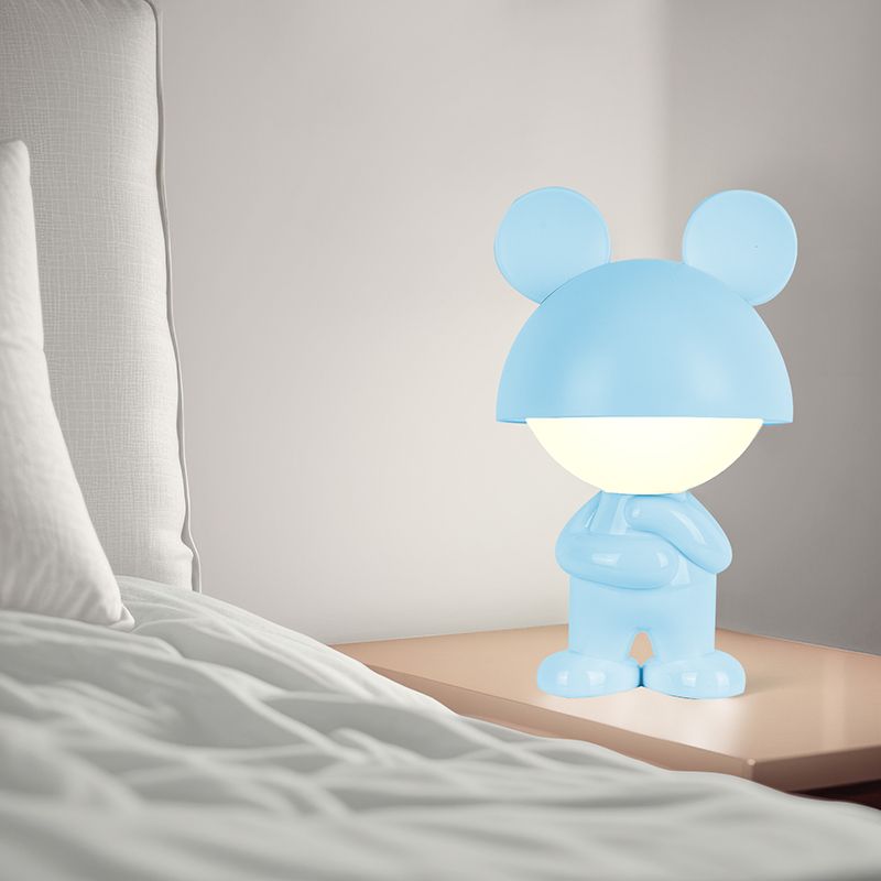 Світильник-нічник LED з акумулятором Dreamy Mouse, блакитний фото 5 Світильник-нічник LED з акумулятором Dreamy Mouse, блакитний фото 5