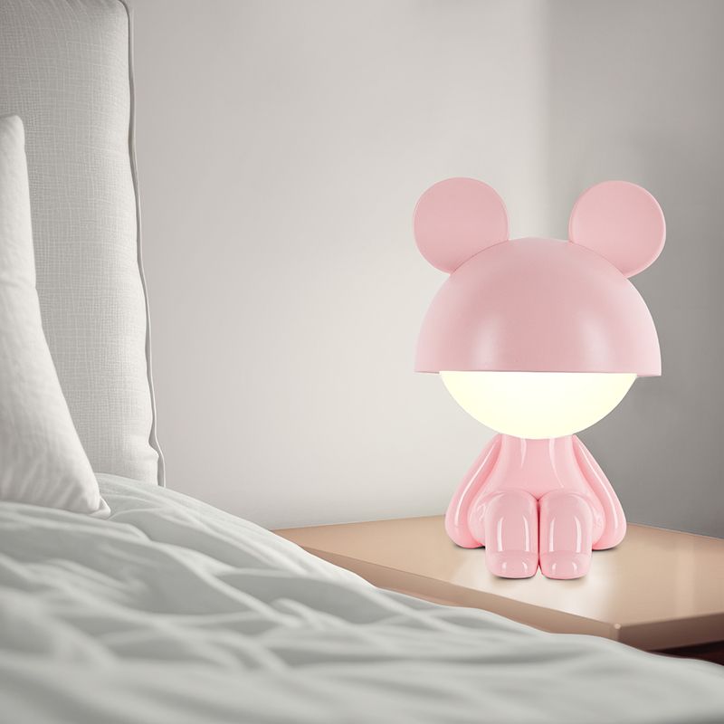 Світильник-нічник LED з акумулятором Cute Mouse, рожевий фото 5 Світильник-нічник LED з акумулятором Cute Mouse, рожевий фото 5