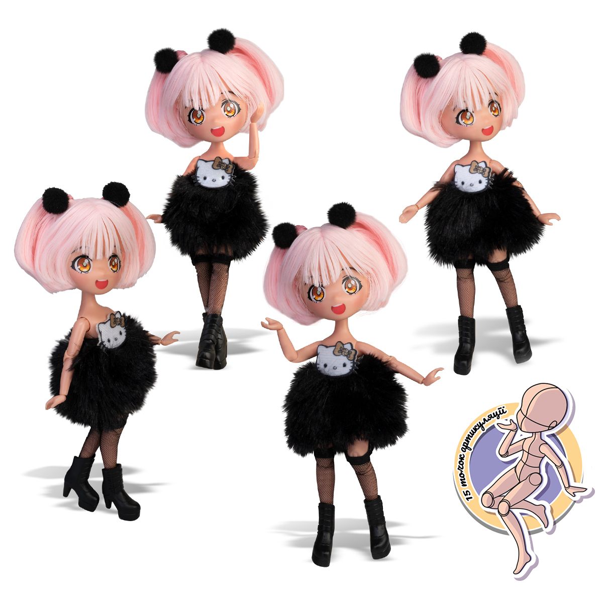 Кукла "4SF Manga Dolls серии Hello Kitty" Золотая Дива фото 5 Кукла "4SF Manga Dolls серии Hello Kitty" Золотая Дива фото 5