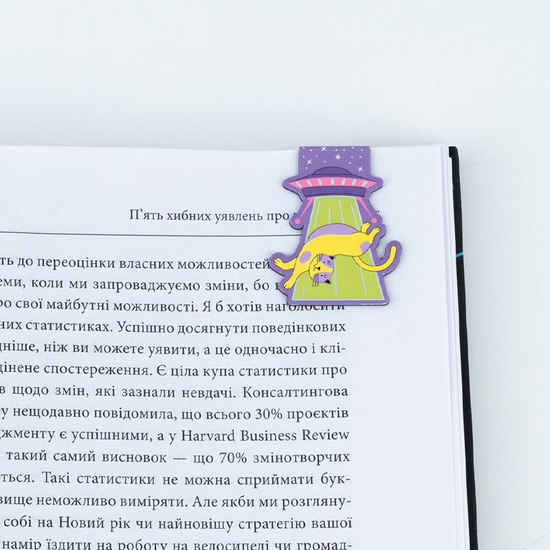 Набір магнітних закладок з фігурними скріпками Cat  фото 5 Набір магнітних закладок з фігурними скріпками Cat  фото 5